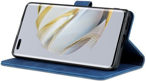 Azns Wallet Δερμάτινο Navy Μπλε (Huawei Nova 10)