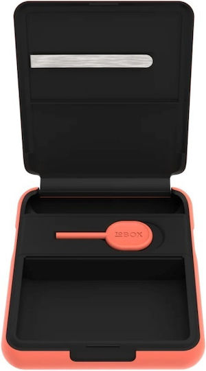 Toboxa Tobacco Pouch Made of Artificial Leather with Button 11x9.3cm Classic Orange