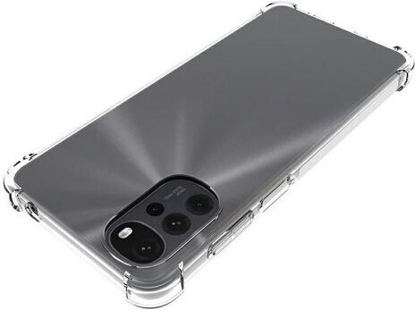 Подсилена Задна корица Силикон Прозрачен (Moto G22)