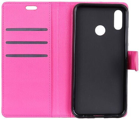 Βάση Στήριξης Huawei Wallet Δερμάτινο Φούξια (Honor 8X)