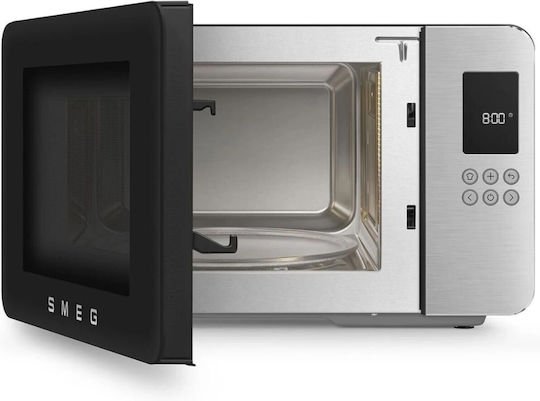 Smeg Collezione Микровълнова фурна с грил 29 л Черна