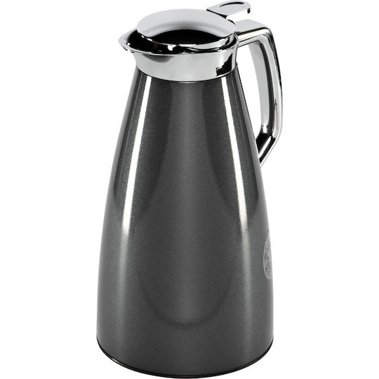 Emsa Emsa Thermosflasche Glas 1l Carbon