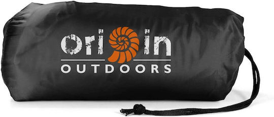 Origin Outdoors Единично Къмпинг Подложка 188x55cm Дебелина 6cm Черна