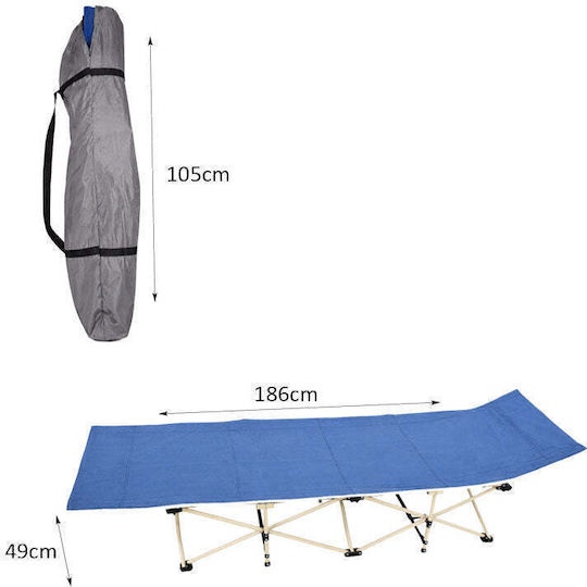 Folding Folding Guest Bed Without Mattress Single Green 186x49cm