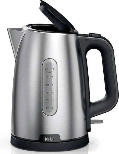 Braun Purshine Wk 1500 Bk Kettle 1.7lt 2200W Silver
