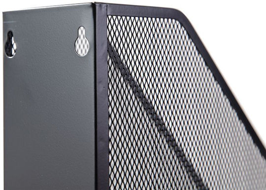 Deli Ablagekorb Mesh 25 x 7 x 31,5 cm Schwarz