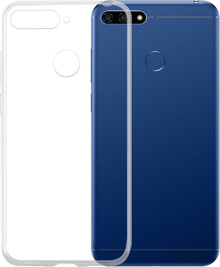 Umschlag Rückseite Silikon 1mm Transparent (Huawei Y6 2018)