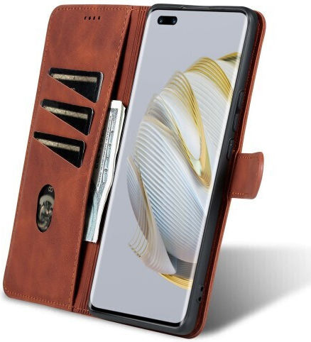AZNS Brieftasche Leder Braun (Huawei Nova 10)