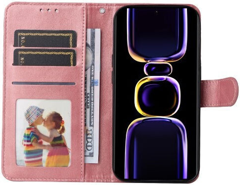 Wallet Leather Pink (Poco F5 Pro)