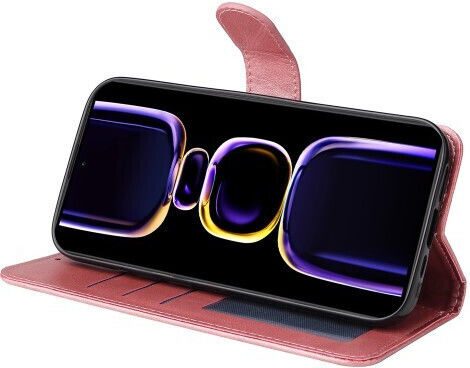 Wallet Leather Pink (Poco F5 Pro)