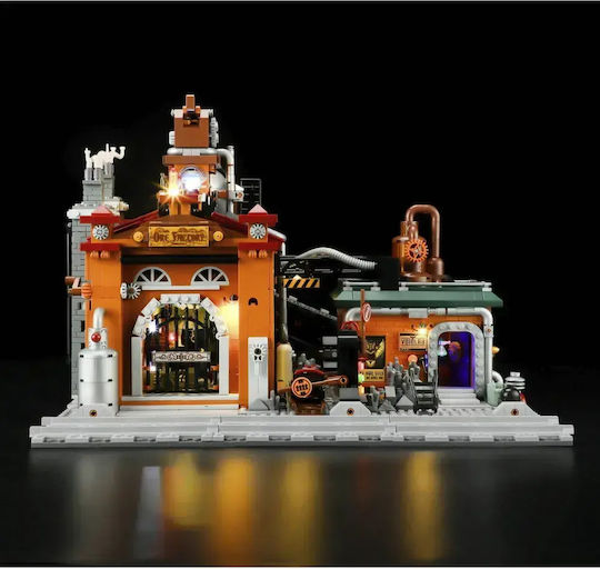 Lumibricks Cuburi de construit educative Steampunk Ore Factory pentru 16+ ani 2061 buc