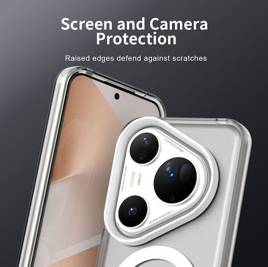 Back Cover Alb (Huawei Pura 80 Ultra, SKYDDAR INNOVATION)