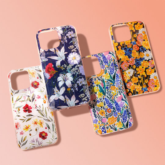 TelForceOne Glow Glam Back Cover Σιλικόνης 2mm Λευκό (Moto G86)
