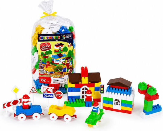 Hashtag Toys Cuburi de construit educative pentru 3+ ani 132 buc HTB1201