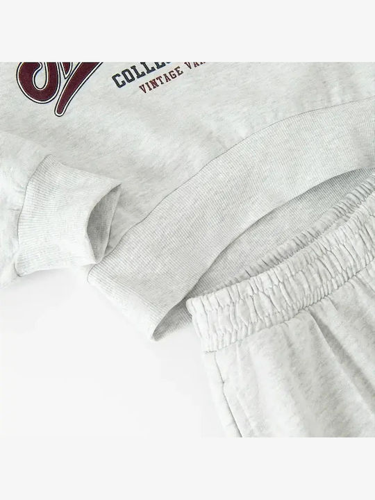 Kids Tracksuits Grey 2 Pieces