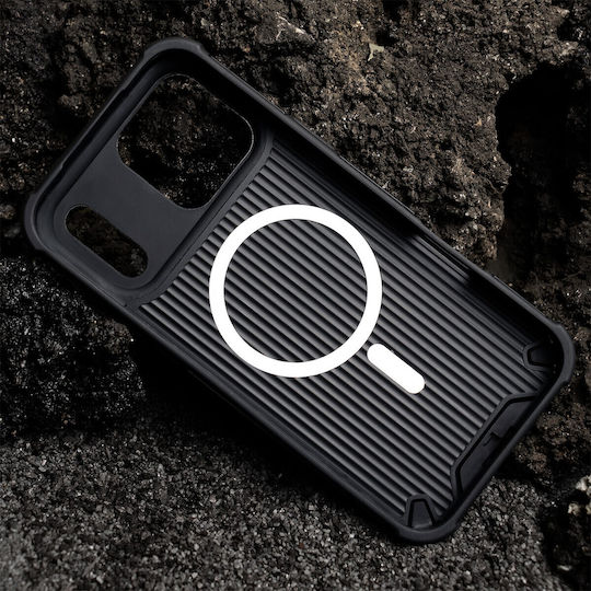 Defender Задна Корица Силиконова / Пластмасова 1.8мм Черна (Galaxy A56)