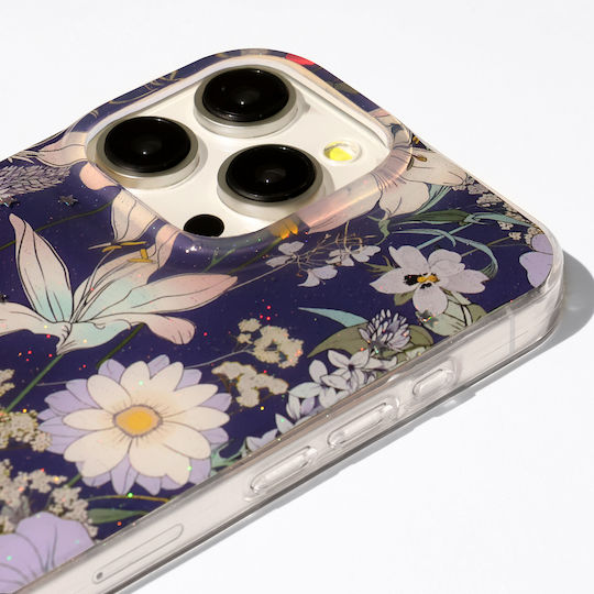 Glam Back Cover Silicon 2mm Albastru (Redmi 15)