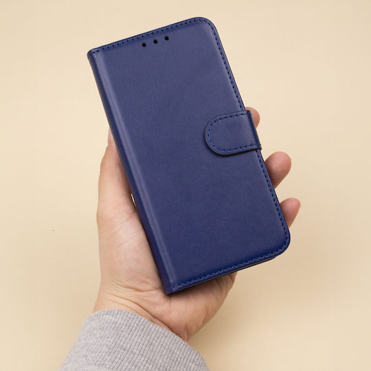 Smart Book Δερμάτινο Navy Μπλε (Samsung Galaxy S26 Ultra, Smart Classic)
