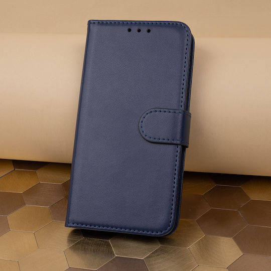 Smart Book Δερμάτινο Navy Μπλε (Samsung Galaxy S26 Ultra, Smart Classic)