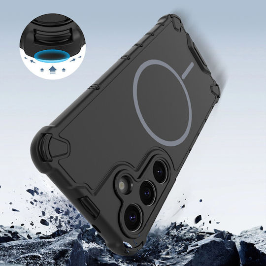 Defender 2in1 Mag Case Samsung Galaxy S25 Ultra Black