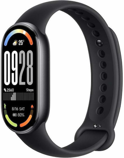 Brățară Fitness Smart Band 9 Siks Funcție de Monitorizare a Somnului Antrenament Măsurarea Ritmului Cardiac Saturația Pulsului Calorii Pedometru Sport Bluetooth Încărcare Magnetică Ecran Amoled Negru