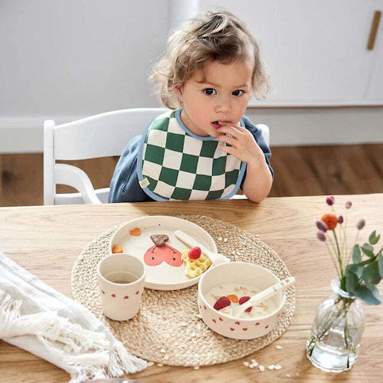 Laessig Baby Food Plate Red