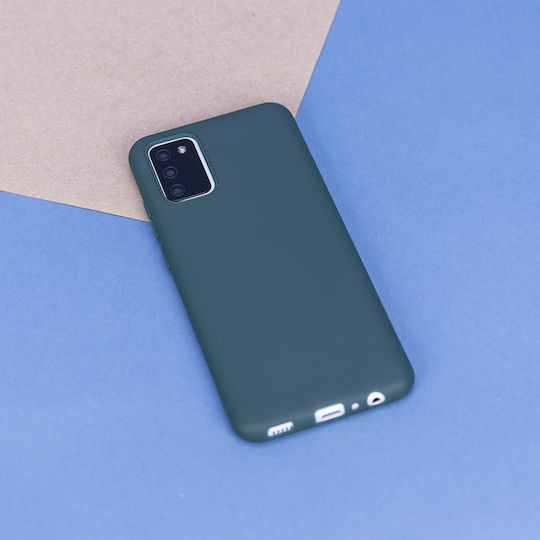 Matt Umschlag Rückseite Silikon Grün (Samsung Galaxy A57 5G)