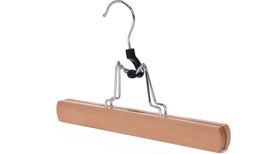 UnicUtil Wardrobe Hanger for Pants Wooden Beige UUUM54X100 100 Pieces