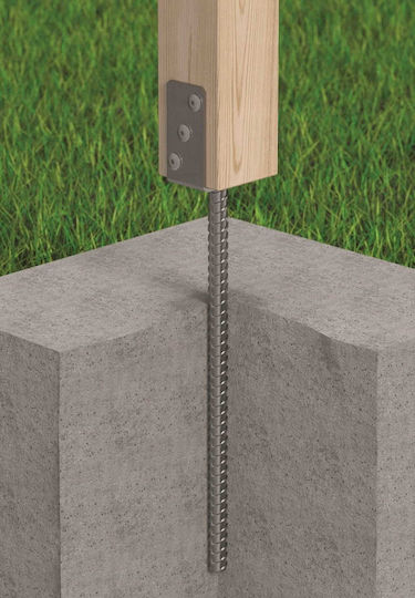 Domax Verzinkte Basis Für Gartenpergolen 62,4x12,4cm