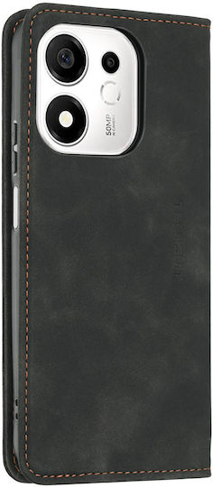 Techsuit Confy Cover Book Μαύρο (Honor 600)