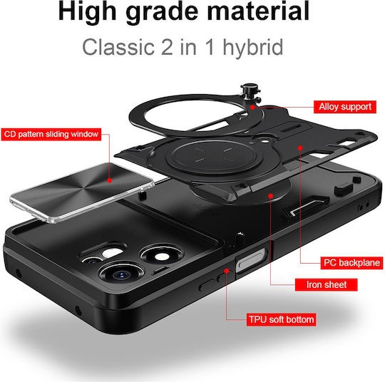 Techsuit Back Cover Μαύρο (Honor 600 Pro)