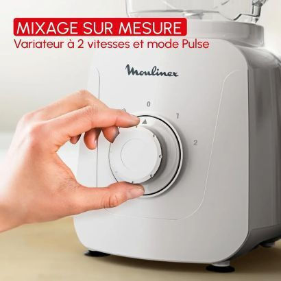 Moulinex Μπλέντερ με Πλαστική Κανάτα 1.85 lt 450W LM410BF0