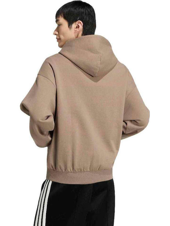 adidas Khaki Hoodie Men’s Sweatshirt
