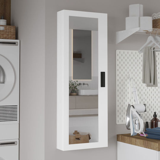 UnicUtil LUN1-W Dulap Coloană pentru Baie de Perete 44x15x120cm Albă UnicUtil LUN1-W Dulap Coloană pentru Baie de Perete 44x15x120cm Albă