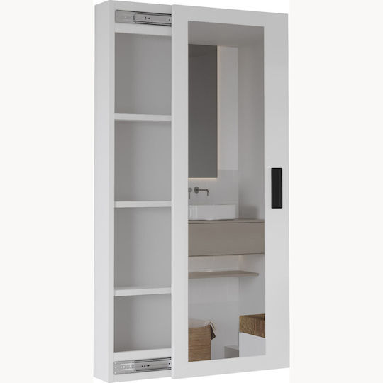UnicUtil Coloană de baie de perete M44xA15xÎ120cm Albă