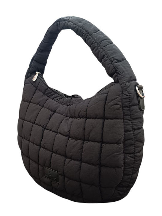 Fabric Women's Shoulder / Crossbody Bag Black