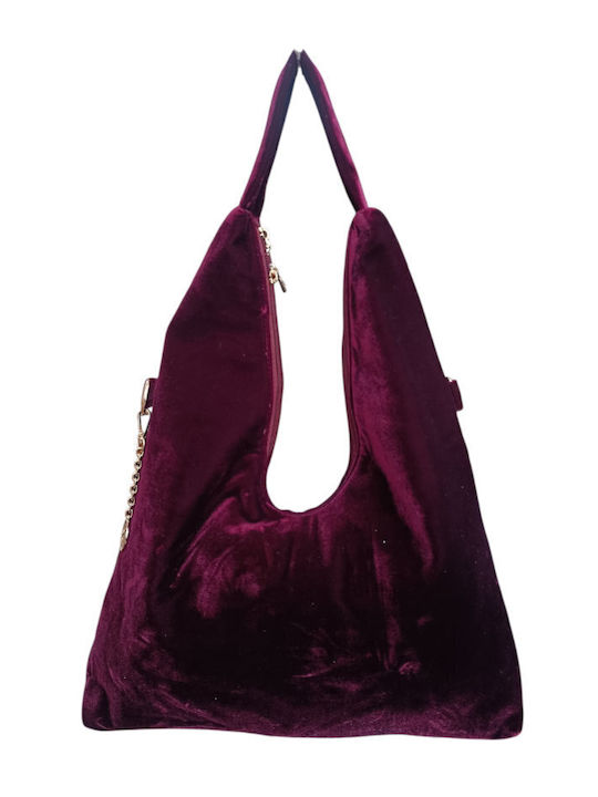Damentasche Hobo Burgundische