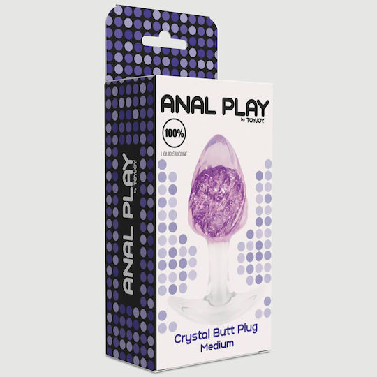 ToyJoy Πρωκτική Σφήνα Medium Μωβ