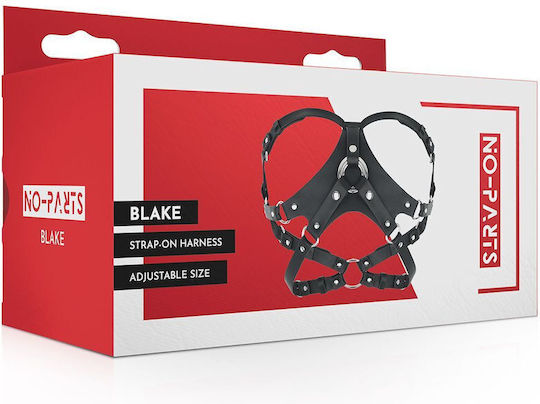 No-parts Blake Strap-on Harness Black