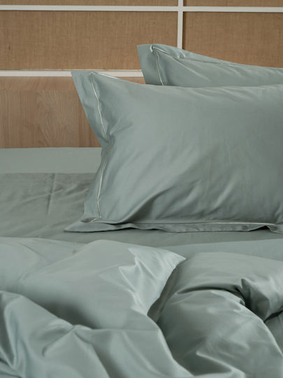 Sunshine Omnia Подредба Чаршафи King Size 280x300см Тюркоазени 4 Бройки
