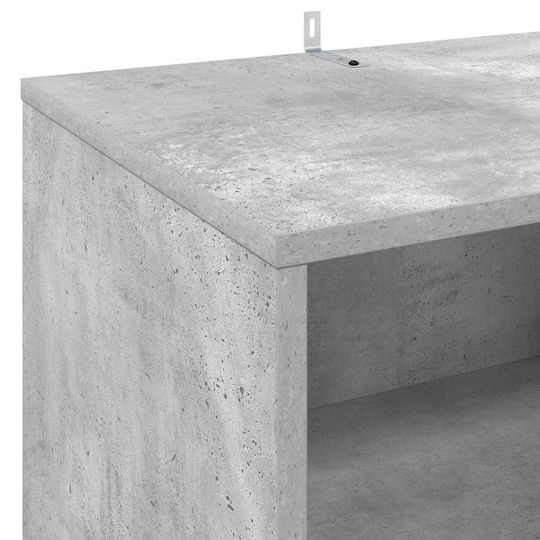 vidaXL Hi-Fi Furniture Grey 39.5x47x74.5cm