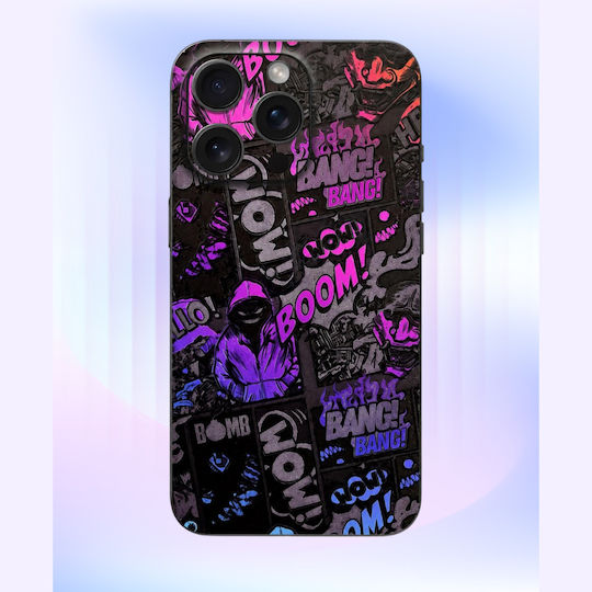 Iphone 16 Pro Max Schutzfolie für Handy-Rückseiten Gams Premium Vinyl Skin Rückplatten 3d Neonbomb