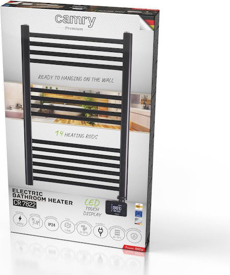 Camry Radiator electric pentru prosoape 600W 90x50cm Negru
