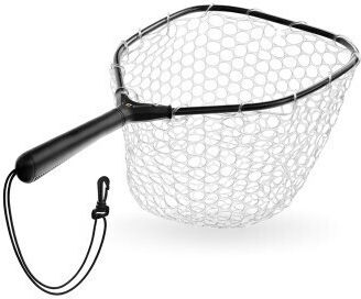 Delphin Troutspin Plasă de pescuit pentru păstrăvi Soft Mesh 40 X 30 Cm