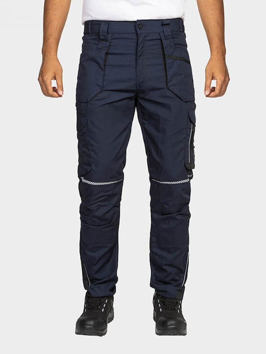 Palltex Pantaloni De Lucru Reflectorizanți Albastru