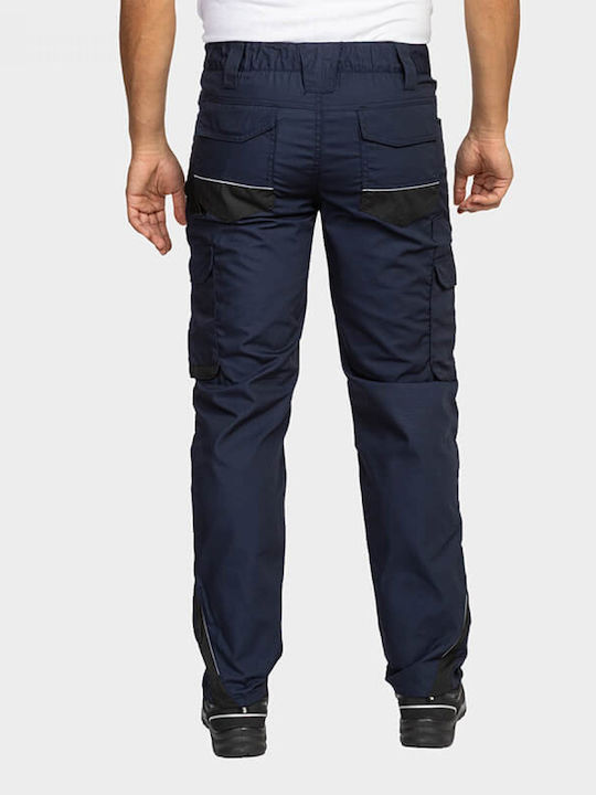 Palltex Pantaloni De Lucru Reflectorizanți Albastru