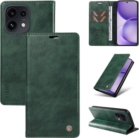 Yikatu Yk-006 Book Case Green Oppo Reno16 5G Reno16 Pro 5G