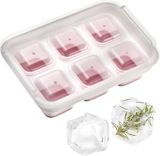 Westmark Formă pentru cuburi de gheață din plastic cu capac 52322270