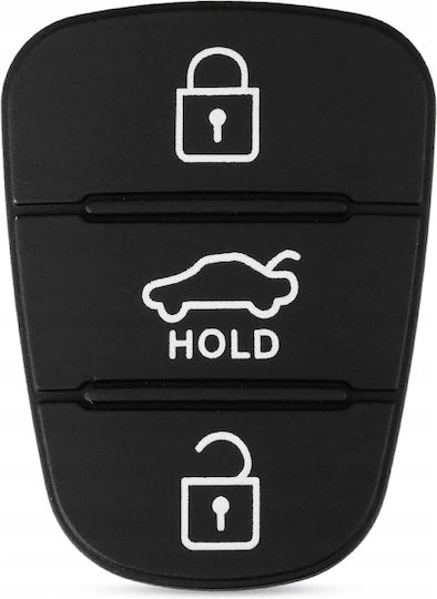 3x Knopfschaft Gummi Hyundai Kia Autoschlüsselhüllen Greatstore