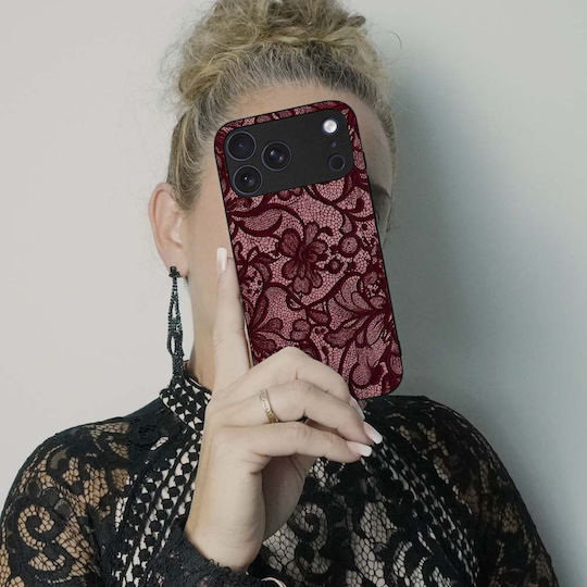 Θήκη Sonique Diva Series Honor 600 5g Μπορντό Δαντέλα